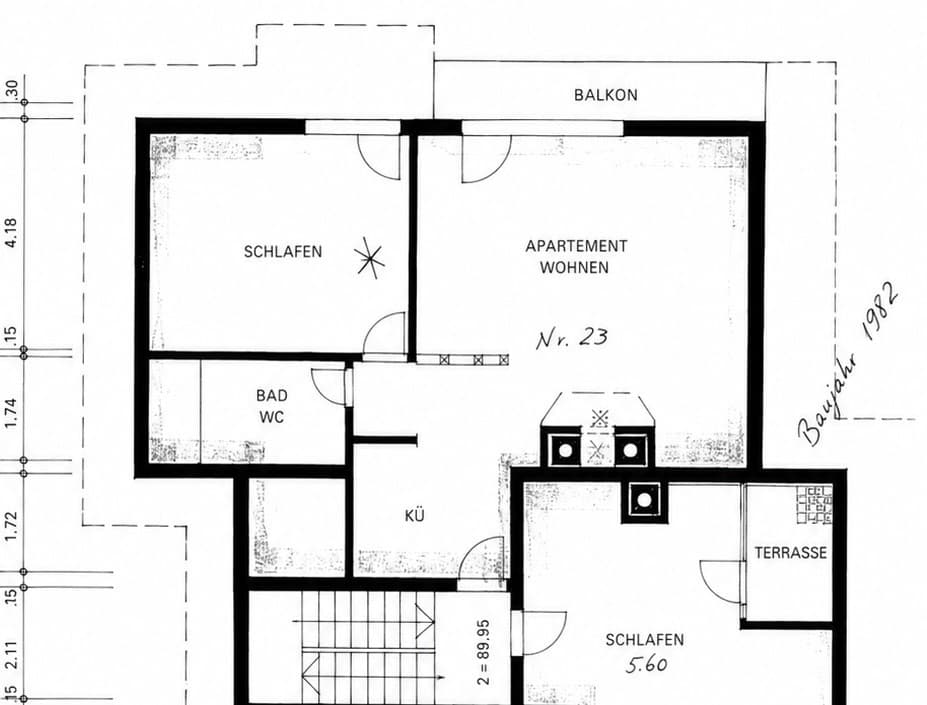 Appartment Laax Zentrum Zentrale Lage mit 2 Parkplätzen
