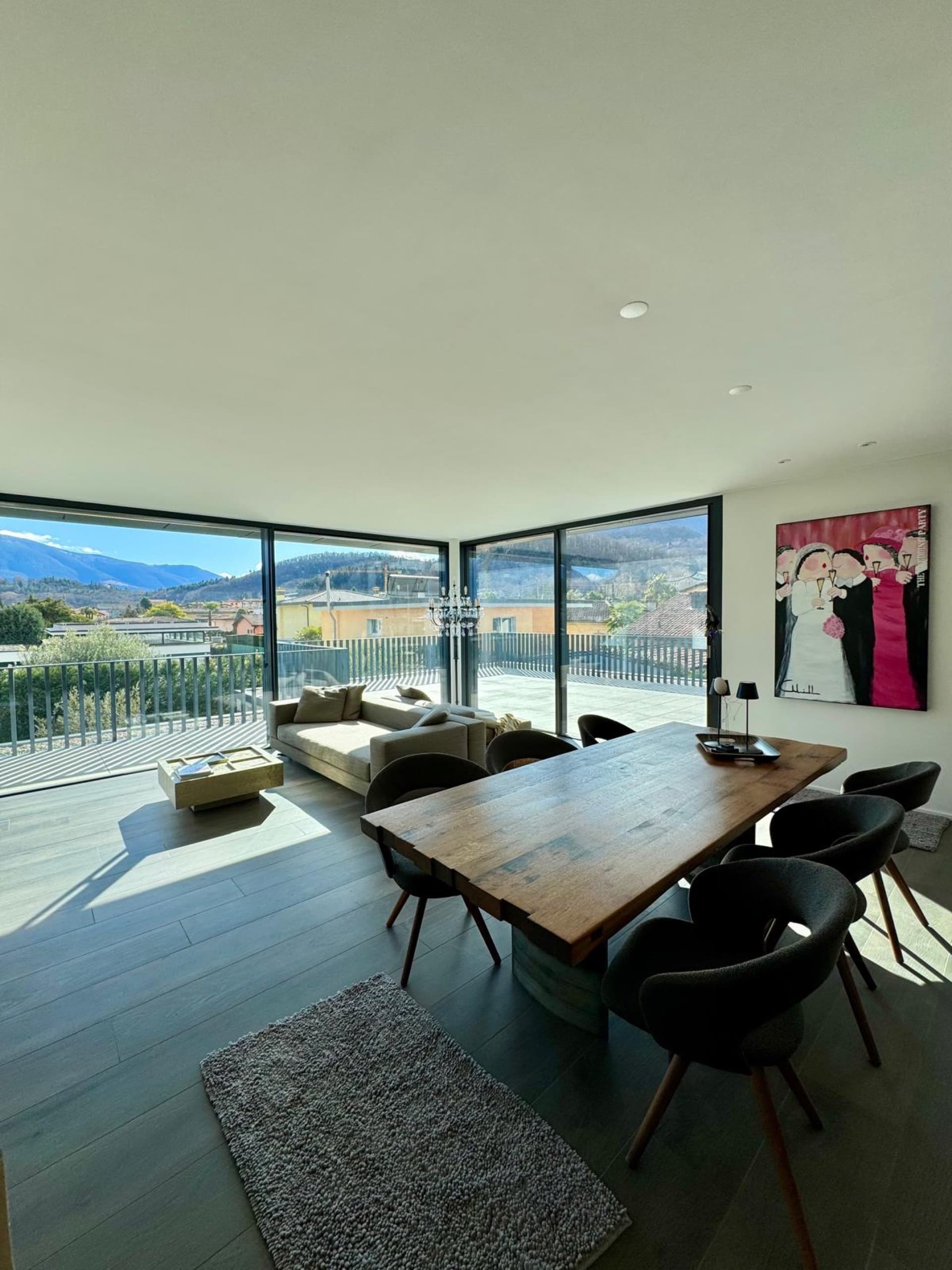 4.5-Zimmer-Attikawohnung mit 152 m²-Terrasse — Losone